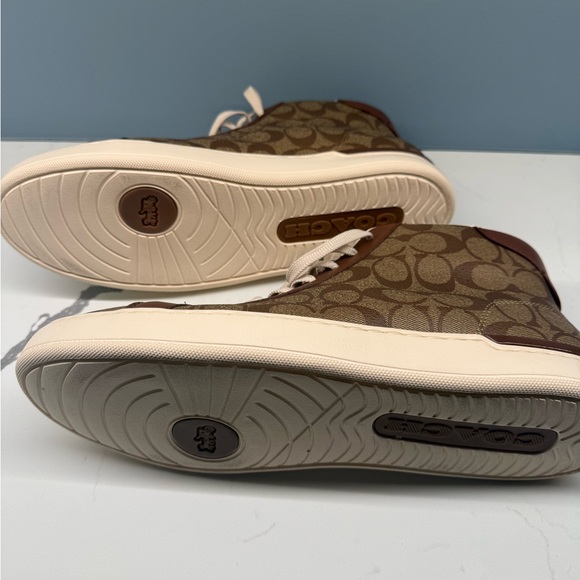 Coach Brown and Cream Sneakers - Picture 3 of 3